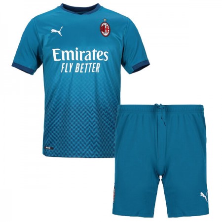AC Milan Bambino Maglia Terza 2020/2021 Manica Corta (+ Pantaloncini)